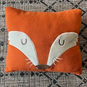 Orange Fox Decorative Pillow